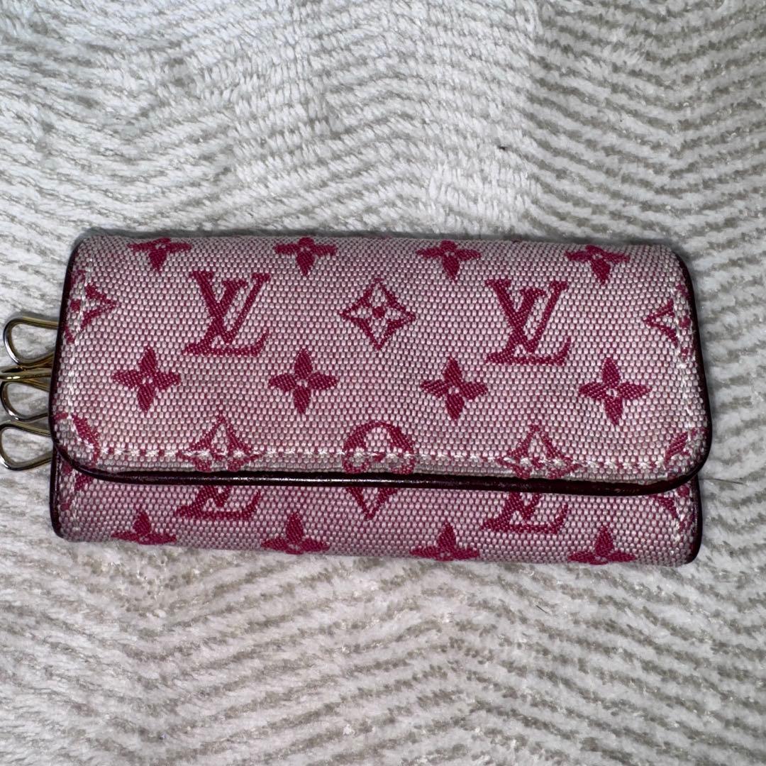 ルイヴィトン Louis Vuitton モノグラム キーケース ピンク系