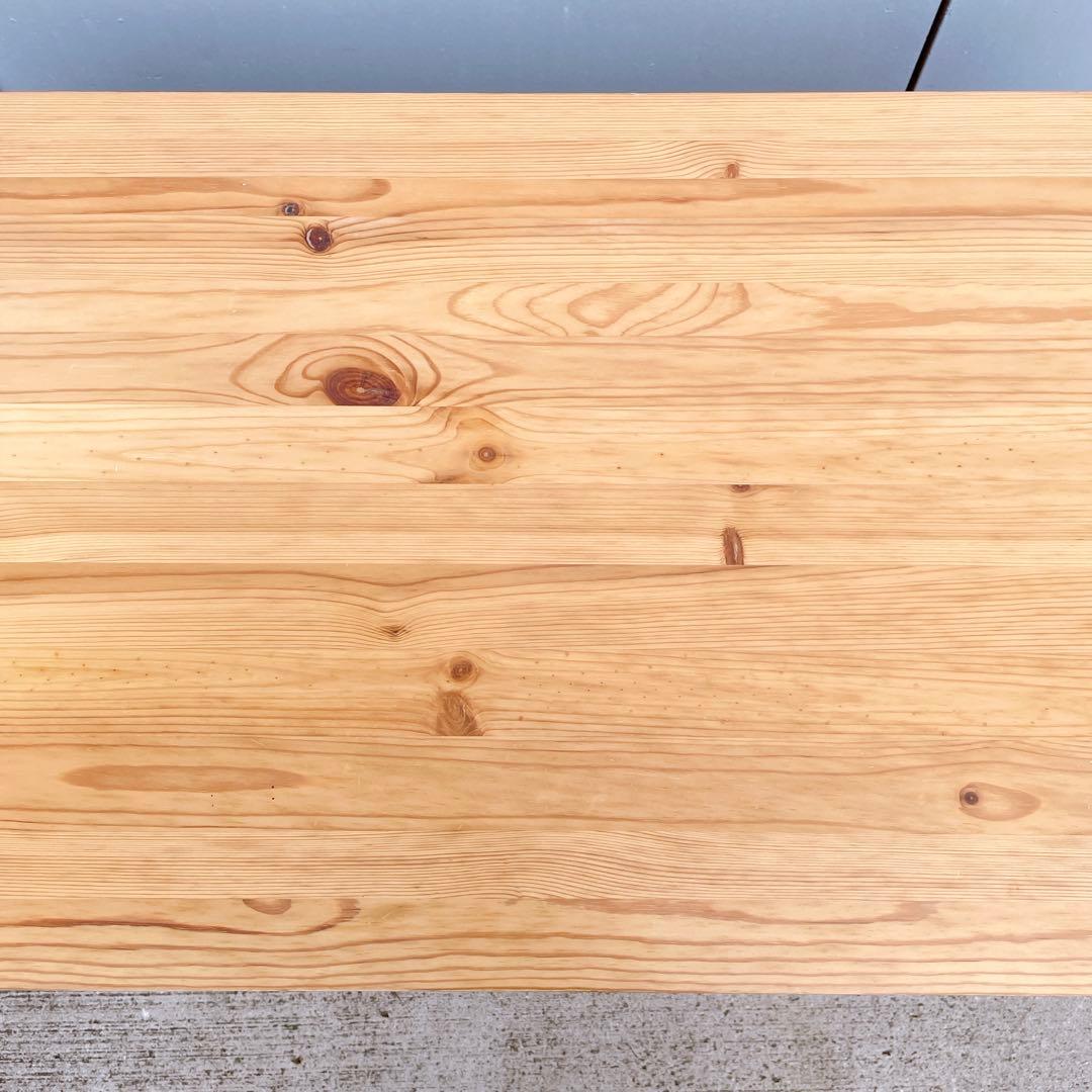 【送料込】無印良品 MUJI 良品計画 折り畳みテーブル 天然木 パイン材