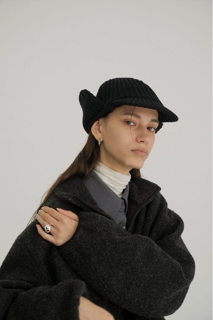 KIJIMA TAKAYUKI ×CLANE WOOL KNIT EAR CAP