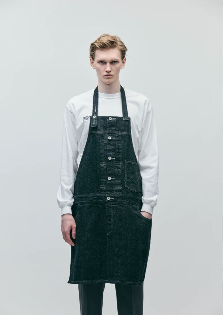 NEIGHBORHOOD DENIM APRON エプロン LOGO