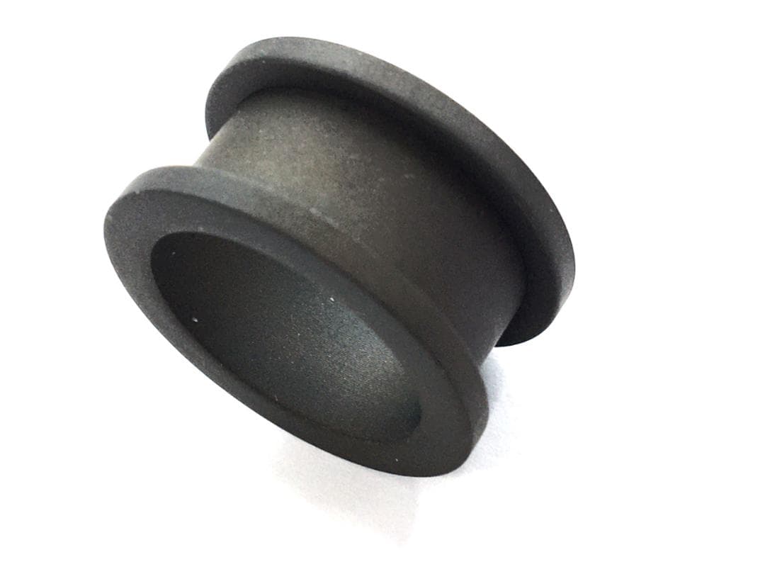 2つ　20mmマットブラック　フレッシュトンネル　ボディピアス