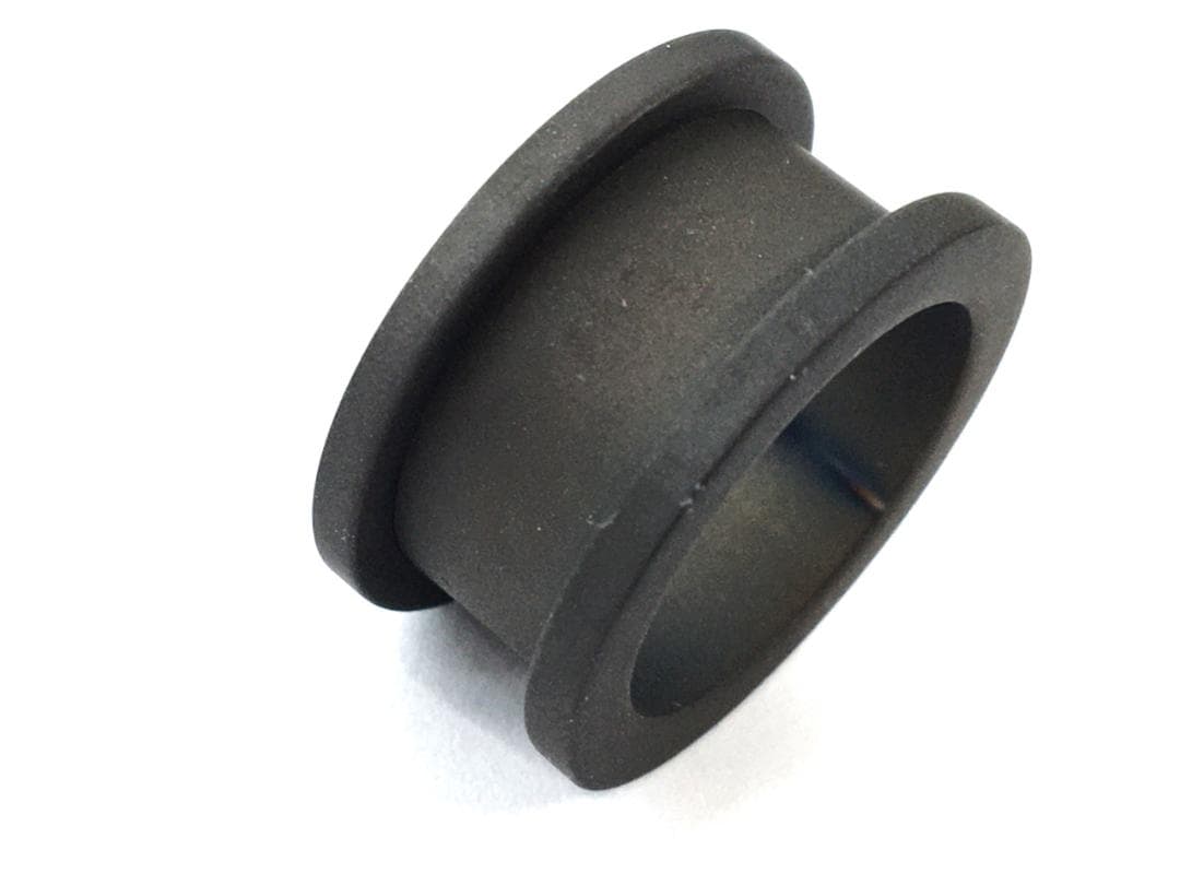 2つ　20mmマットブラック　フレッシュトンネル　ボディピアス