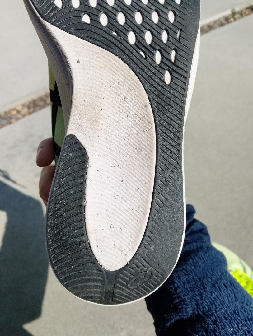 ASICS S4 YOGIRI ライムイエロー ランニングシューズ