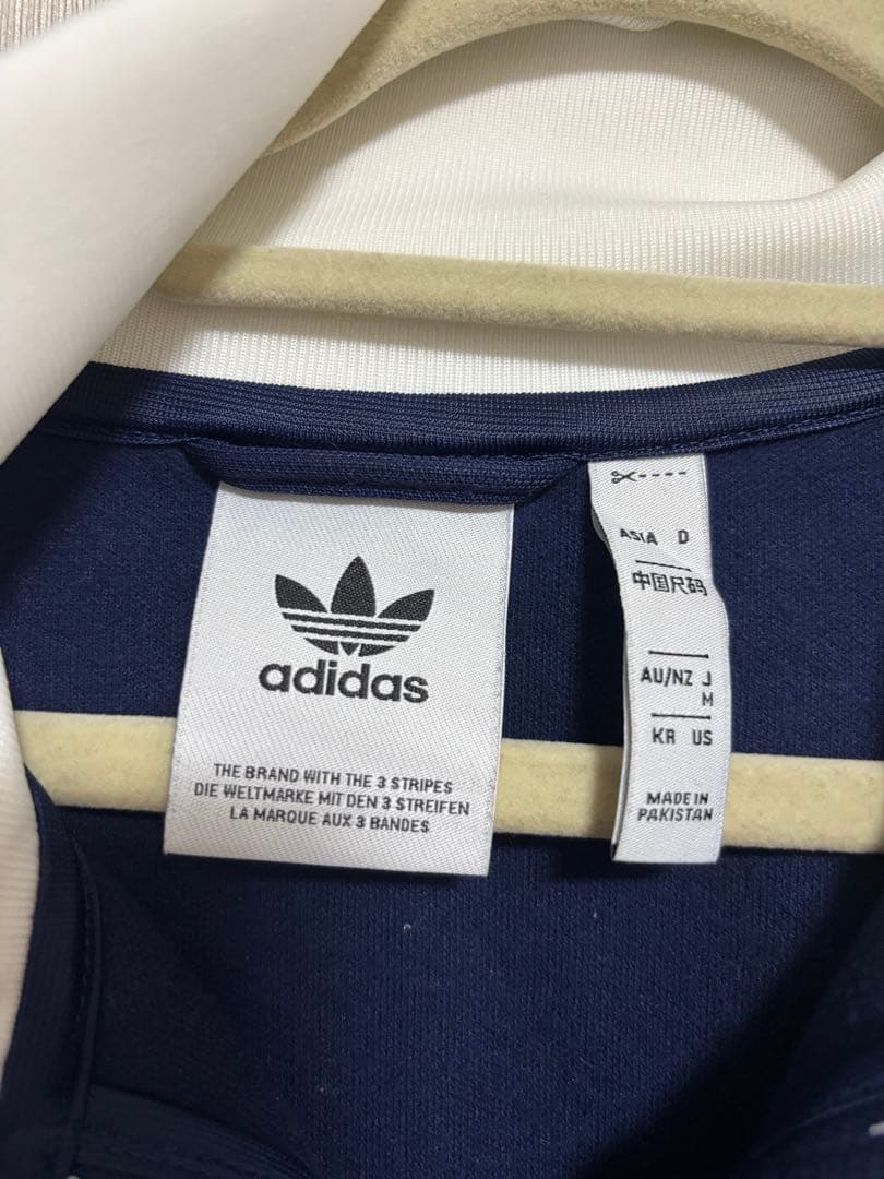 adidas ネイビー ジャージ ジャケット S