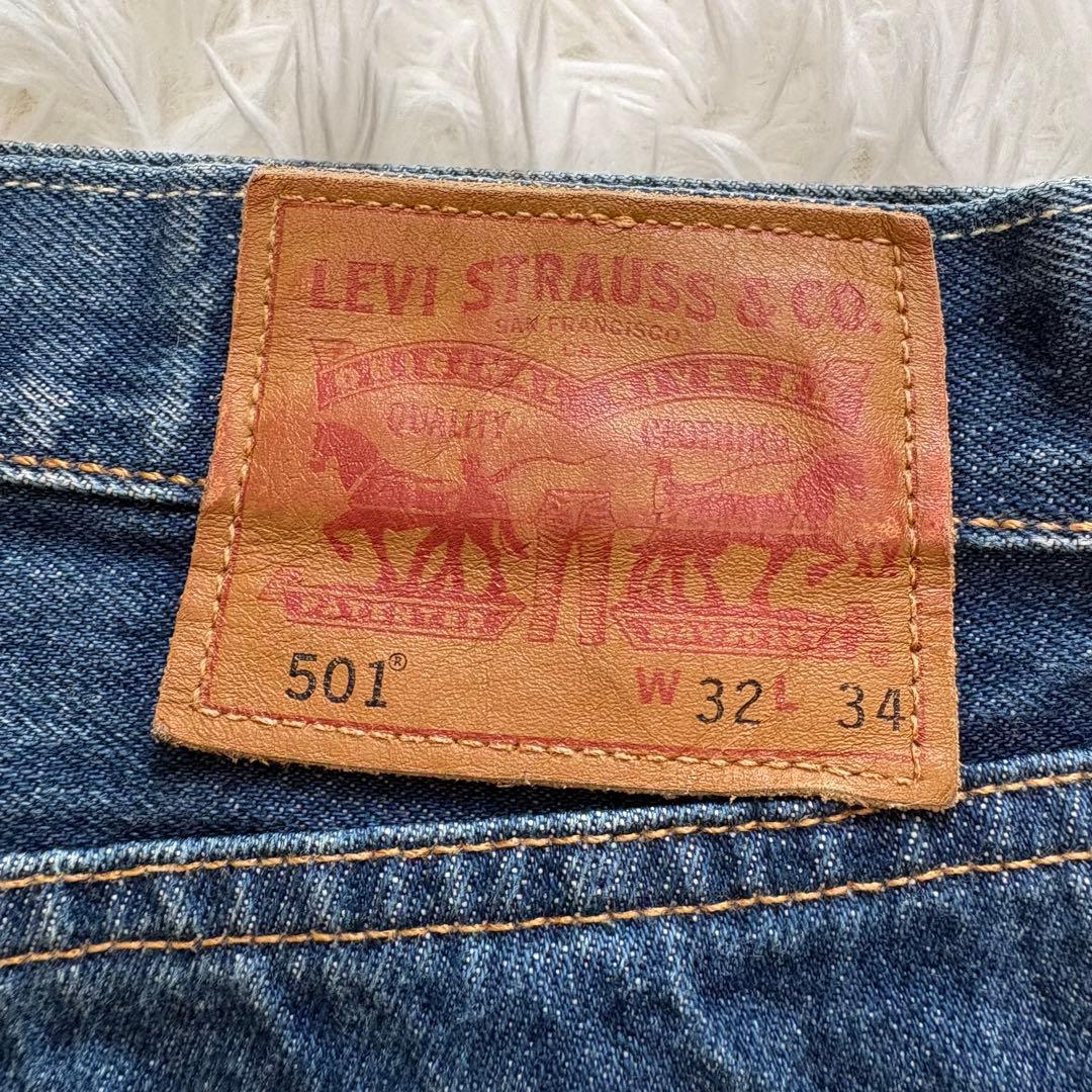 リーバイス501 ホワイトオーク米国製 コーンデニム W32 美品