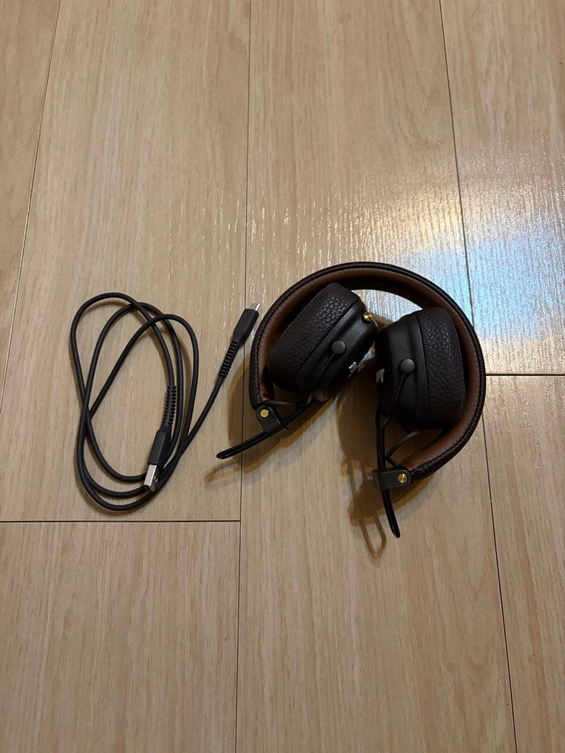ブラウン MARSHALL HEADPHONES MAJOR III