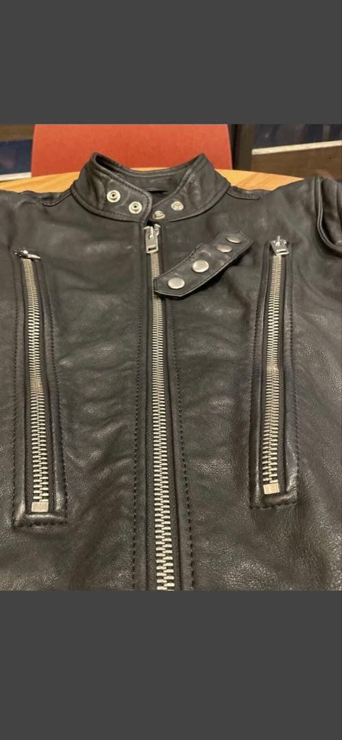 DIESEL ラムレザー ライダースジャケット 羊革 ディーゼル