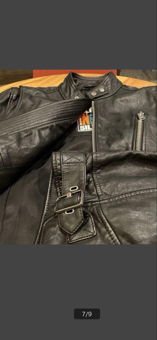 DIESEL ラムレザー ライダースジャケット 羊革 ディーゼル