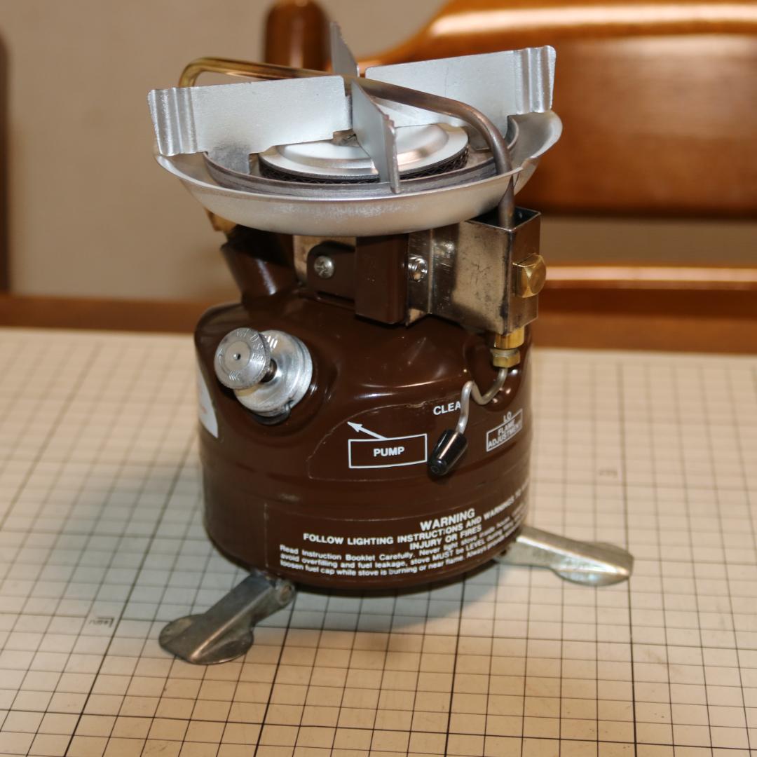 美品　希少　ヴィンテージ　コールマン 400 茶ピーク１　No.42