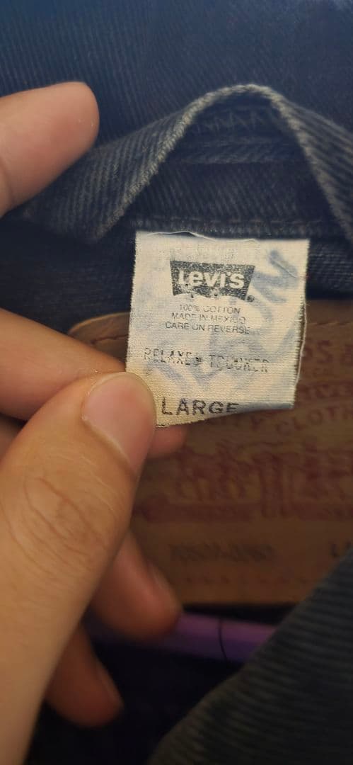 Levis 70507 ブラック デニム　ジャケット