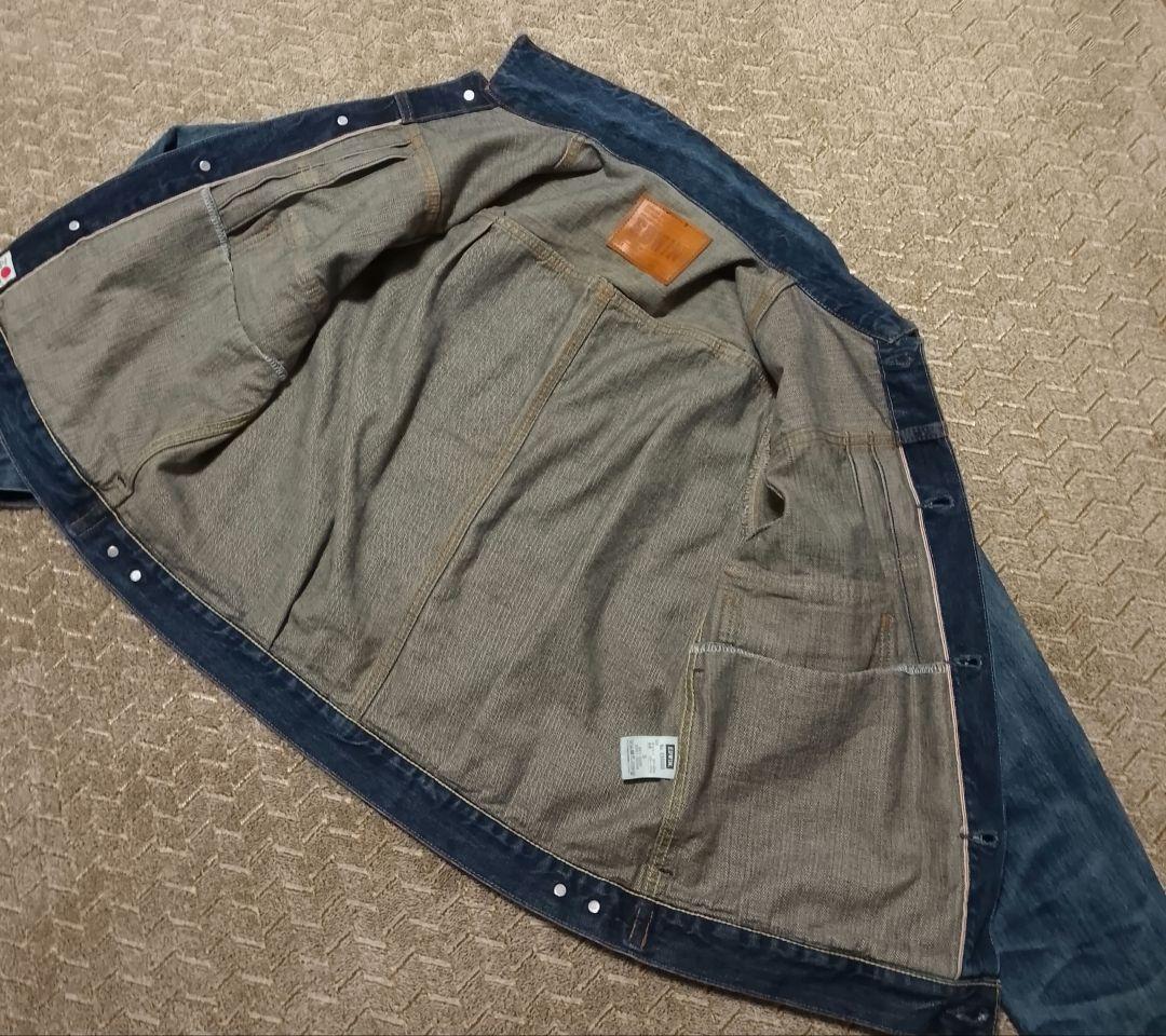 505ZX デニムジャケット Gジャン セットアップ セルビッジSIZE-S