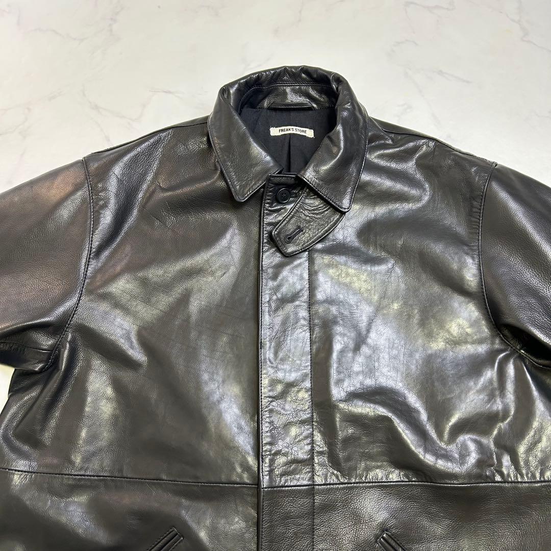 【25AW】フリークスストアCalf Leather ミニマル カーコート M
