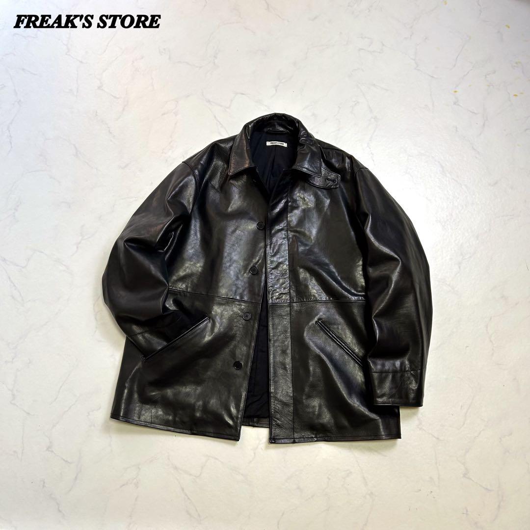 【25AW】フリークスストアCalf Leather ミニマル カーコート M