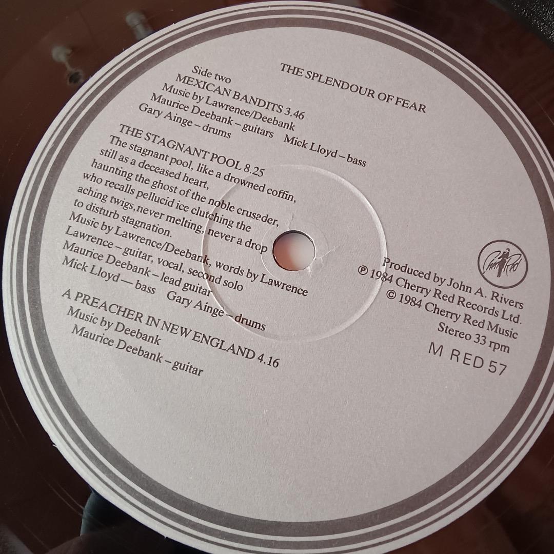 The Sprendour Of Fear(LPザラ紙ジャケ)/Felt