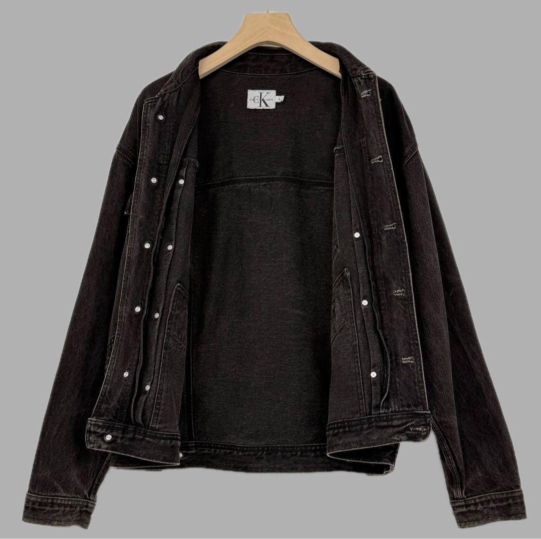 カルバンクライン 90s 00s 24MJ デニム トラッカー ジャケット L