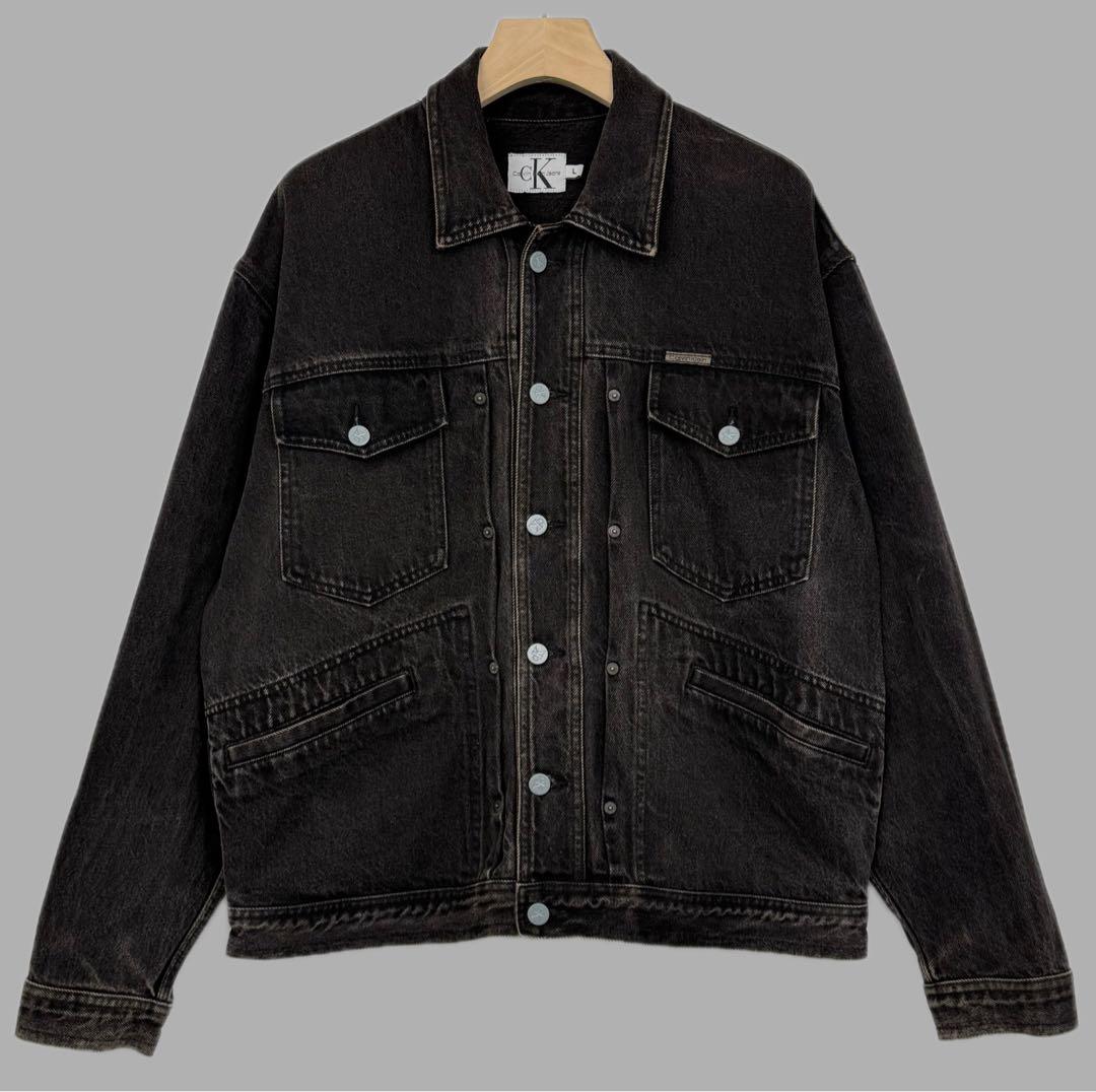 カルバンクライン 90s 00s 24MJ デニム トラッカー ジャケット L