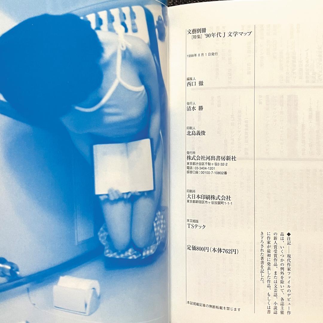 文藝別冊 J文学マップ J文学ブックチャートベスト200 2冊 河出書房新社