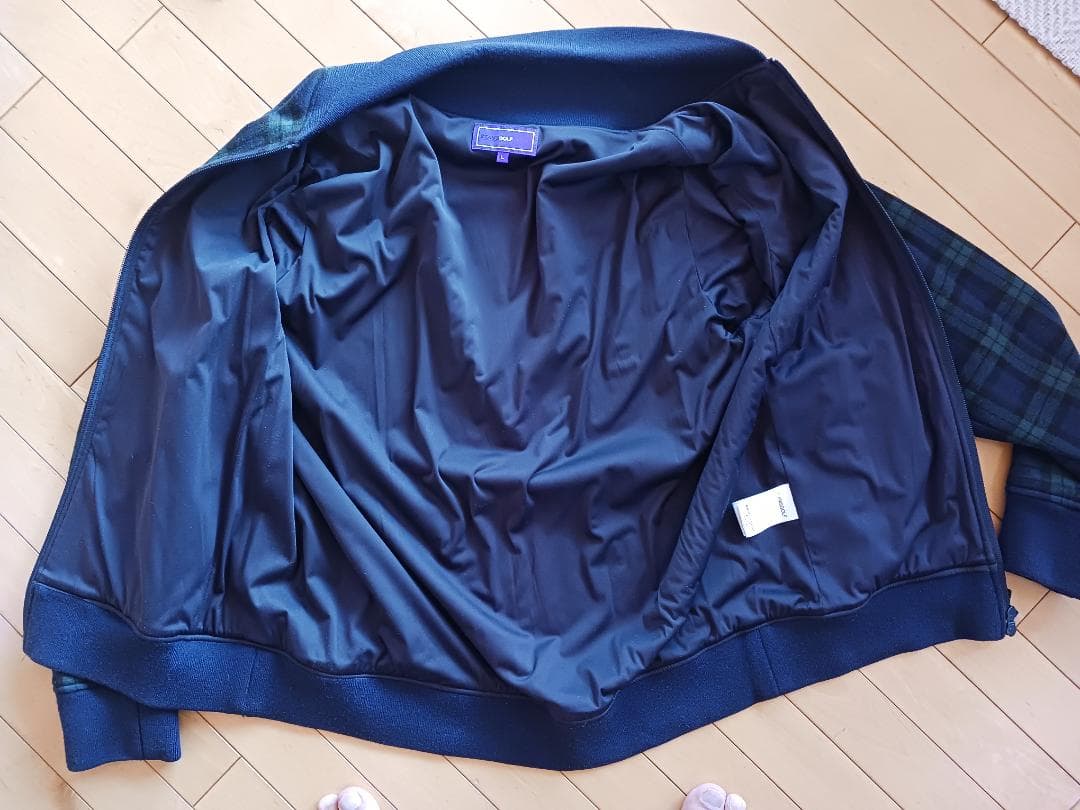 BEAMS GOLF PURPLE LABEL ジャケット Lサイズ　チェック柄
