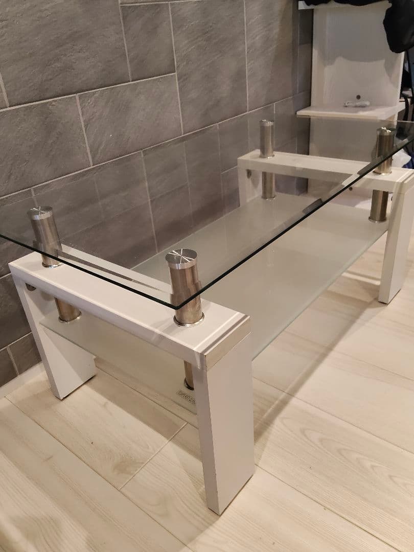GLASS ガラステーブル【直接引取2000円】