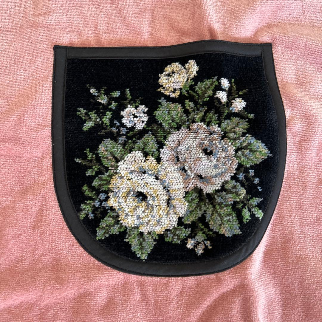 ホットマン　Hotman 花柄刺繍エプロン