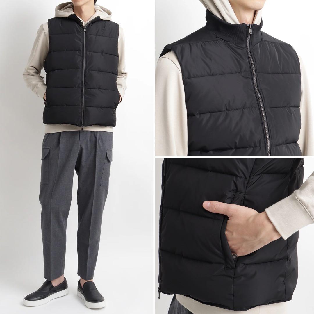 新品未使用◎+ CLOTHET クロスクローゼット ダウンベスト BLACK S