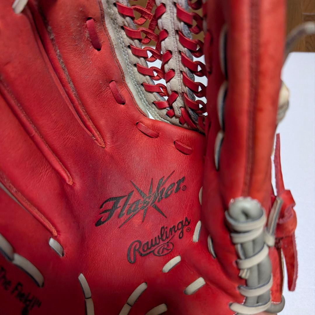 【美品: 左用】Rawlings ボルダーフィールド 一般軟式グローブ