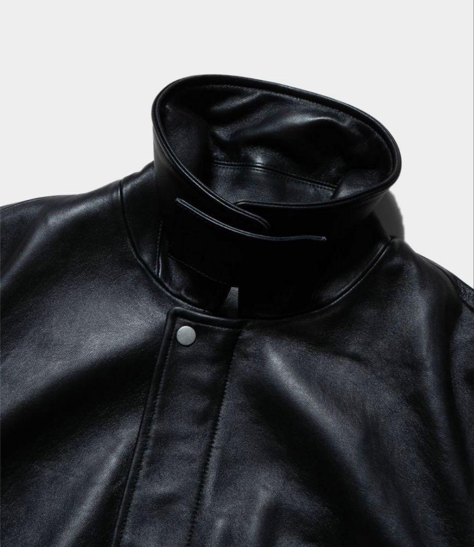 ジャケット・アウター SSSTEIN 25SS \"LEATHER ZIP SHORT JACKET\"
