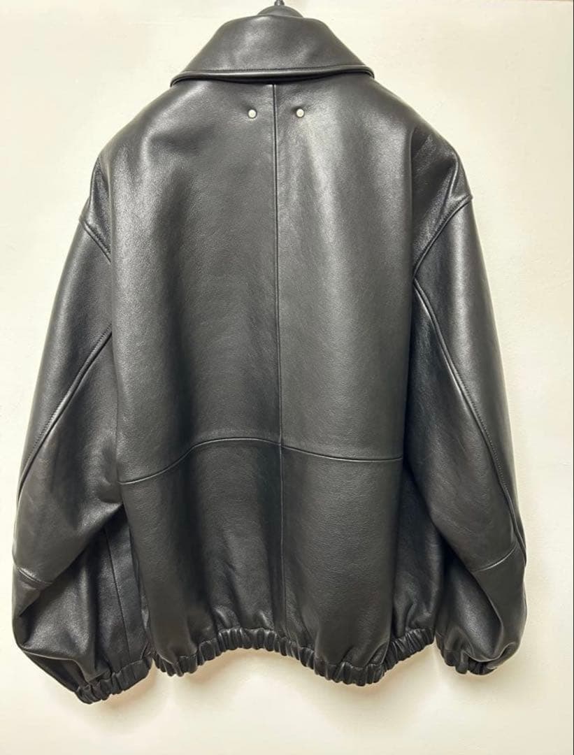 ジャケット・アウター SSSTEIN 25SS \"LEATHER ZIP SHORT JACKET\"