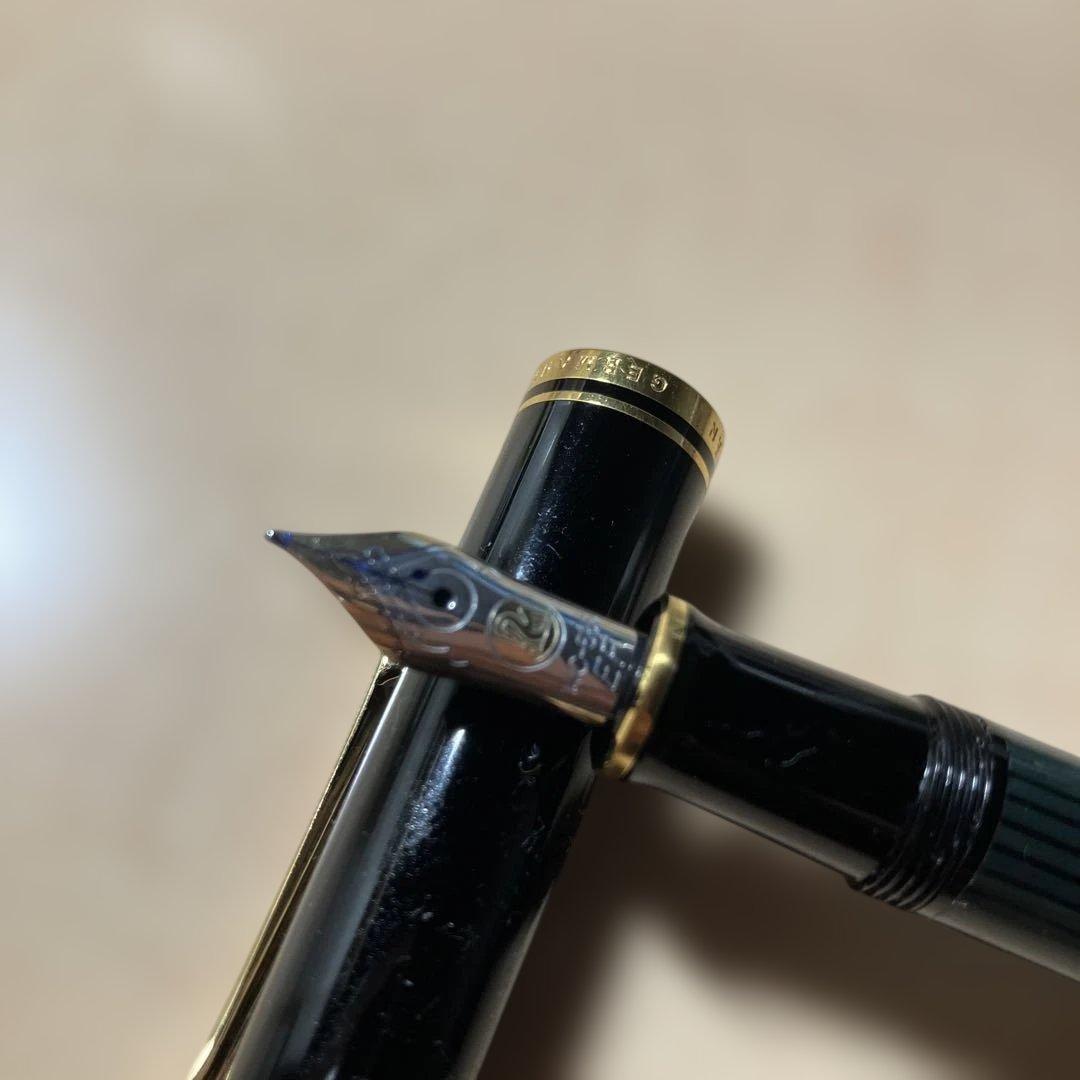 ペリカンスーべレーン M400 緑縞 EF