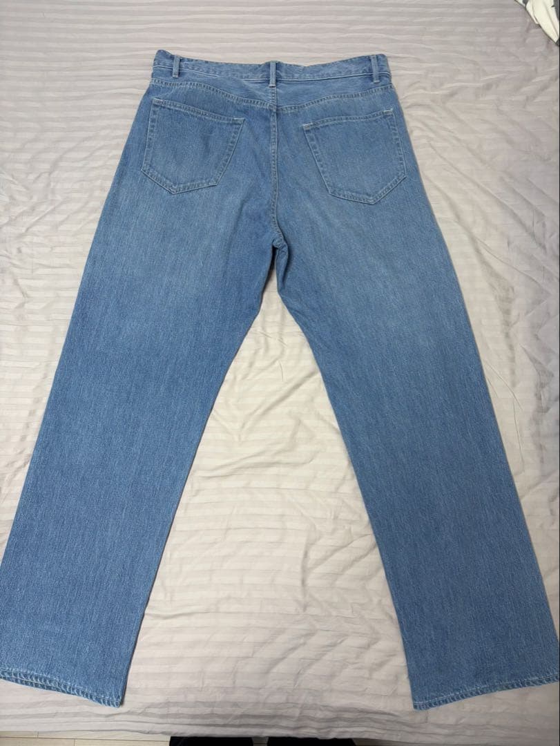 パンツ AURALEE SELVEDGE FADED LIGHT DENIM 24ss