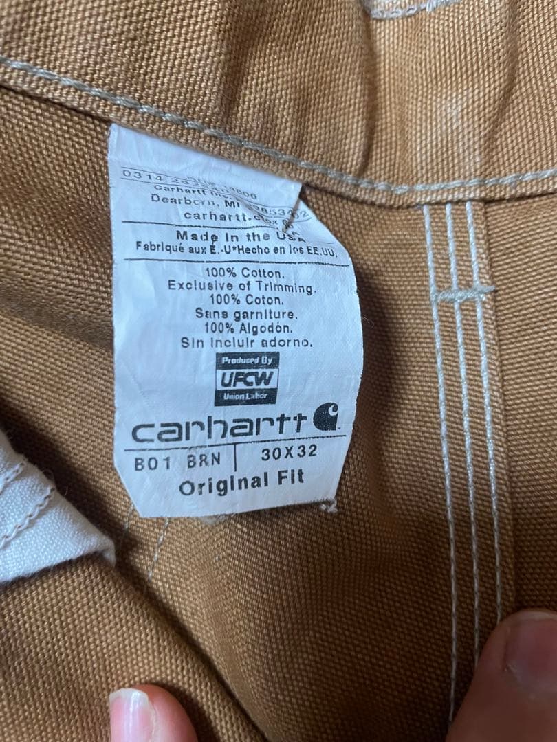 carhartt ワークパンツ ブラウン