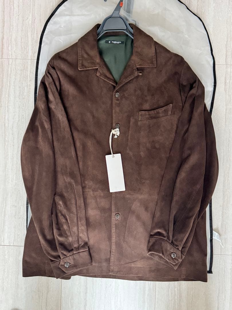 25aw マーティーアンドサンズ SUEDE SHIRTS JACKET