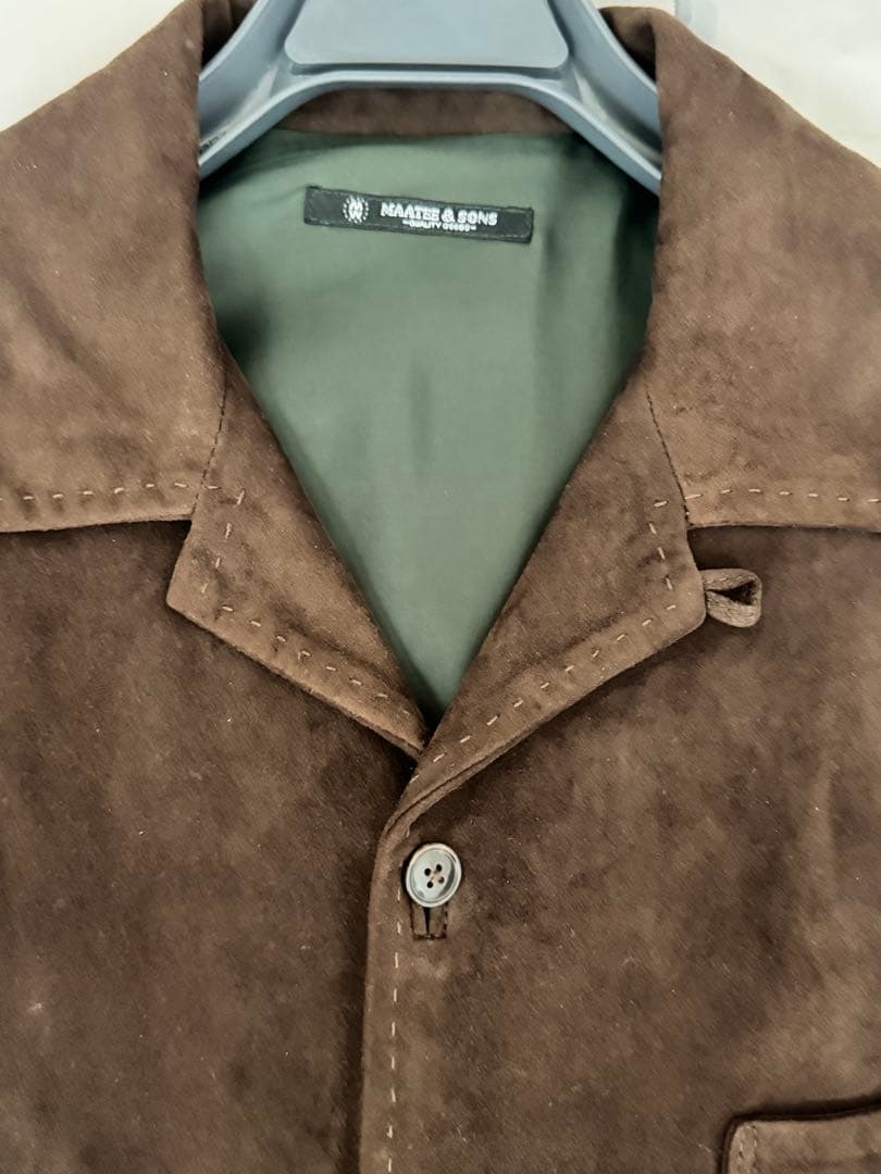 25aw マーティーアンドサンズ SUEDE SHIRTS JACKET