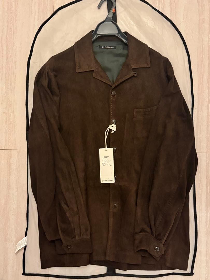 25aw マーティーアンドサンズ SUEDE SHIRTS JACKET