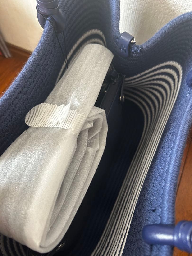 EMPORIO ARMANI ストライプ トートバッグ