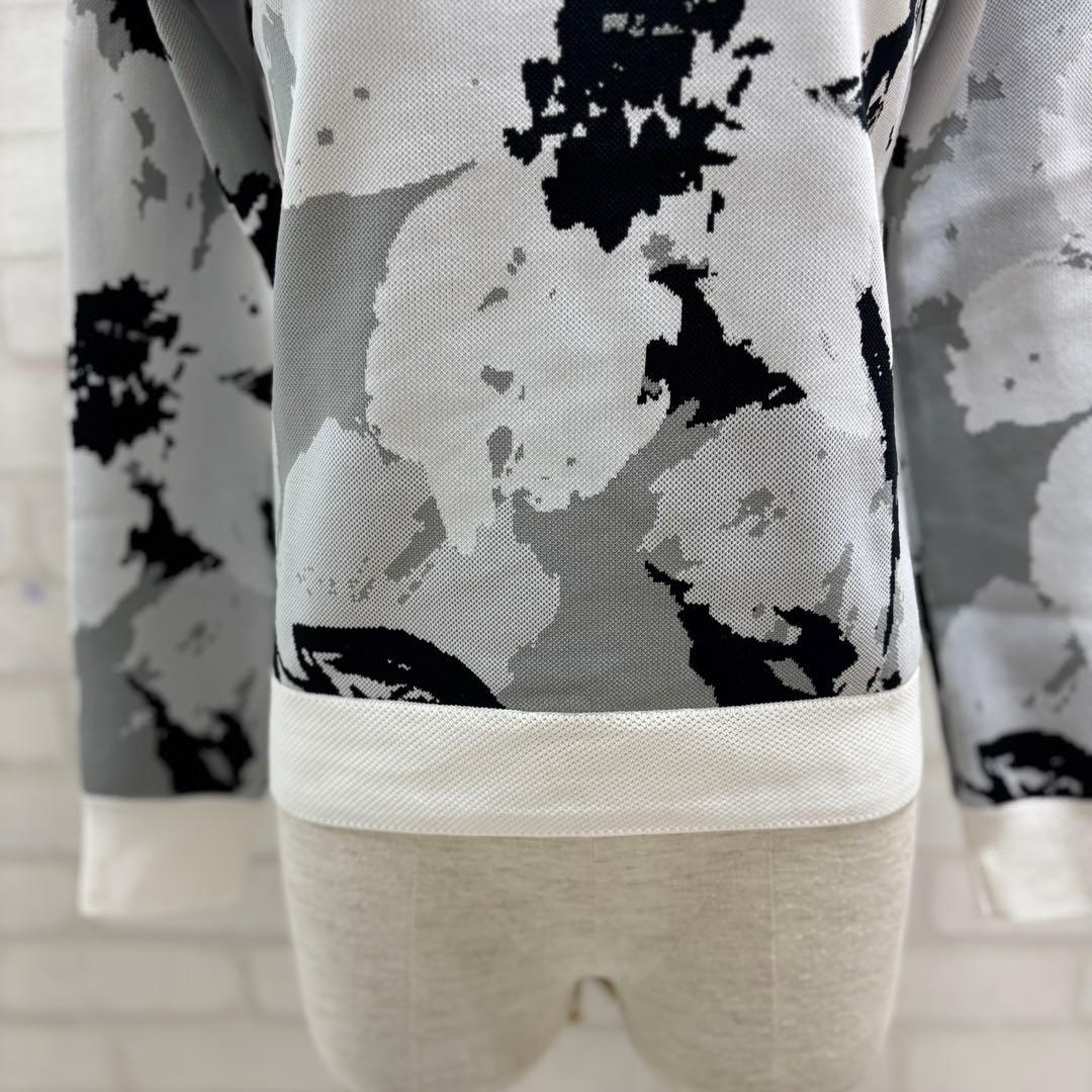 ★美品★ new balance golf ゴルフウェア 花柄 長袖 セーター