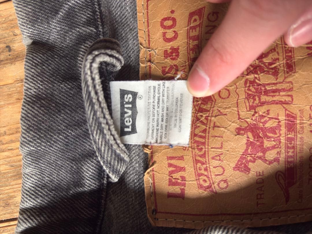 オ*ス様 levi's 70598 ブラックデニムジャケット 90s