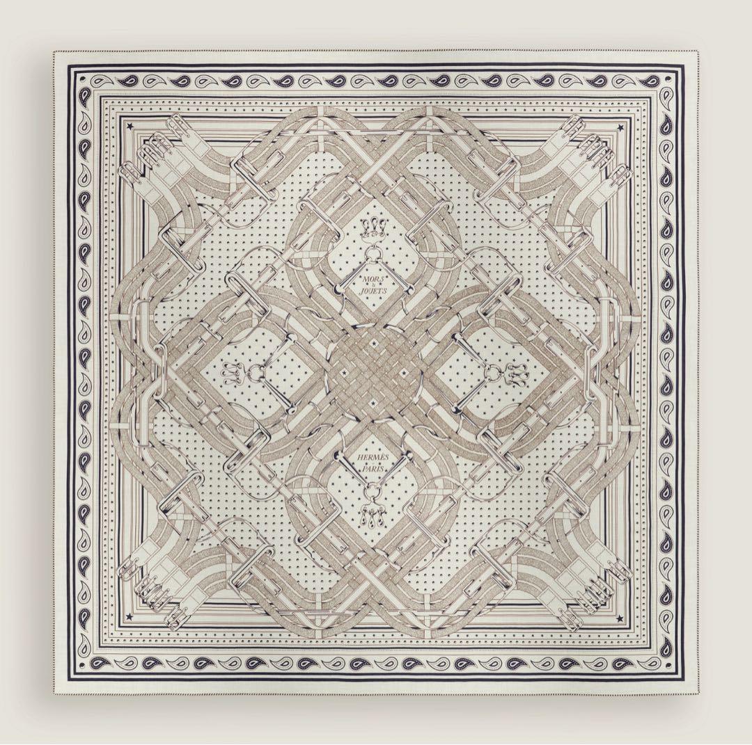 新品未使用　HERMES エルメス カレジェアン 《馬銜・バンダナ》