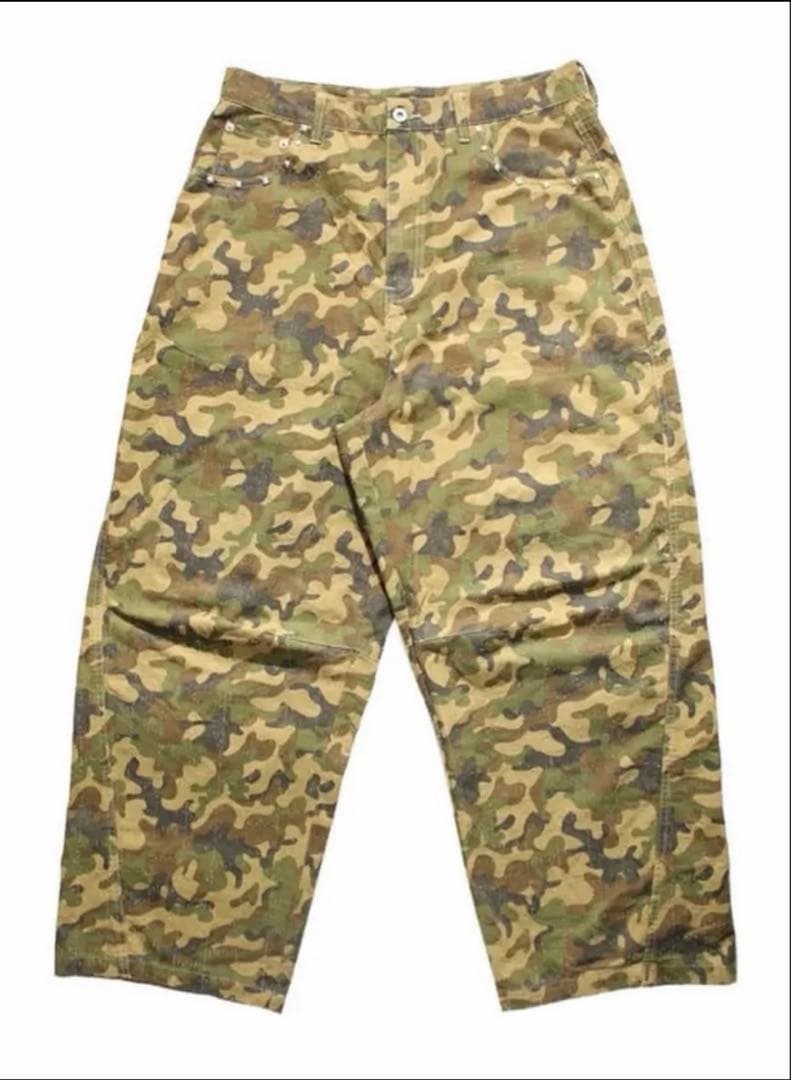 NOREMID ノーリミッド 迷彩柄 Lサイズ ワークパンツ