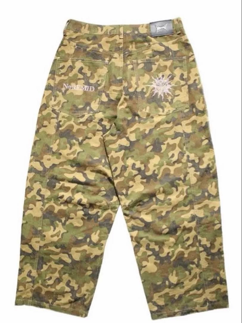 NOREMID ノーリミッド 迷彩柄 Lサイズ ワークパンツ