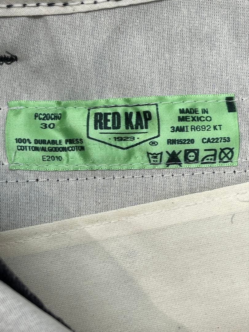 REDKAP PC20 Cottonワークパンツ綿100%CHARCOAL 30