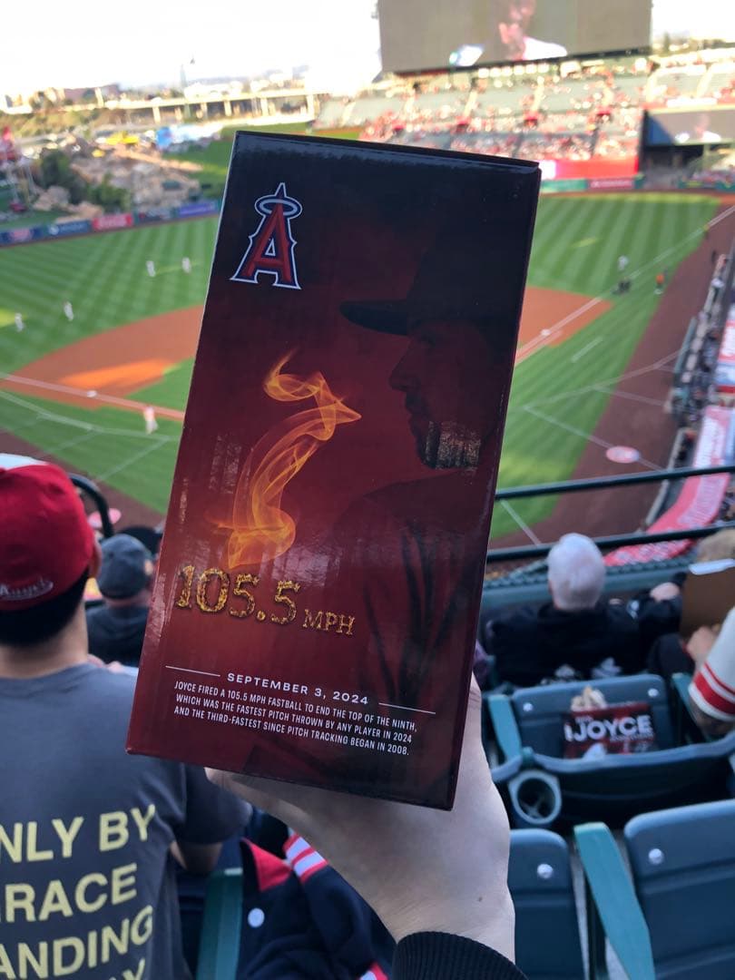 【激レア】MLB最速男！エンゼルス ベン・ジョイス 球場限定配布ボブルヘッド