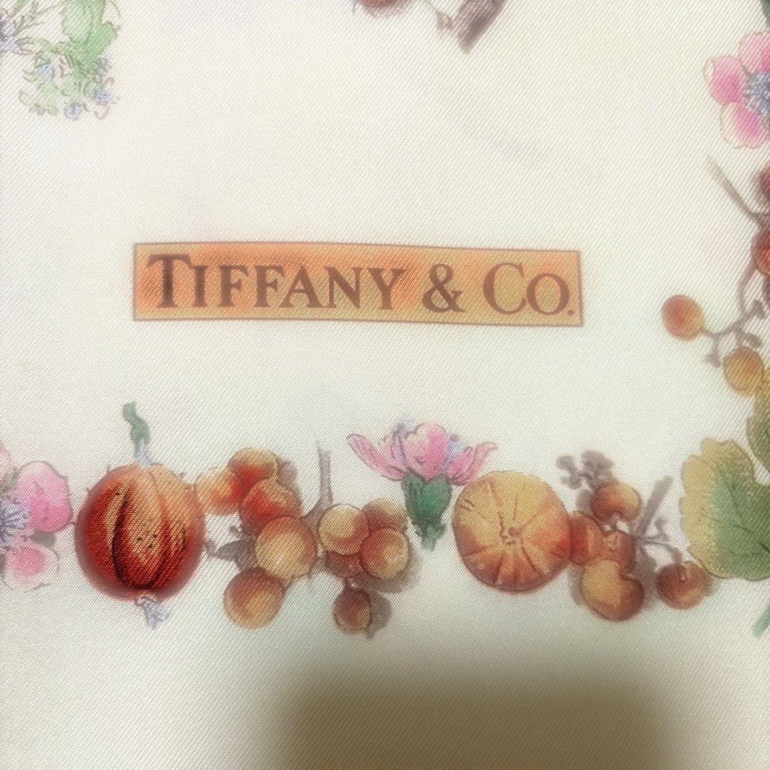 Tiffany & Co. シルクスカーフ 花柄