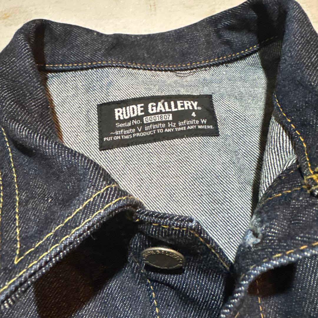 RUDE GALLERYルードギャラリーデニムジャケット リジットシリーズ