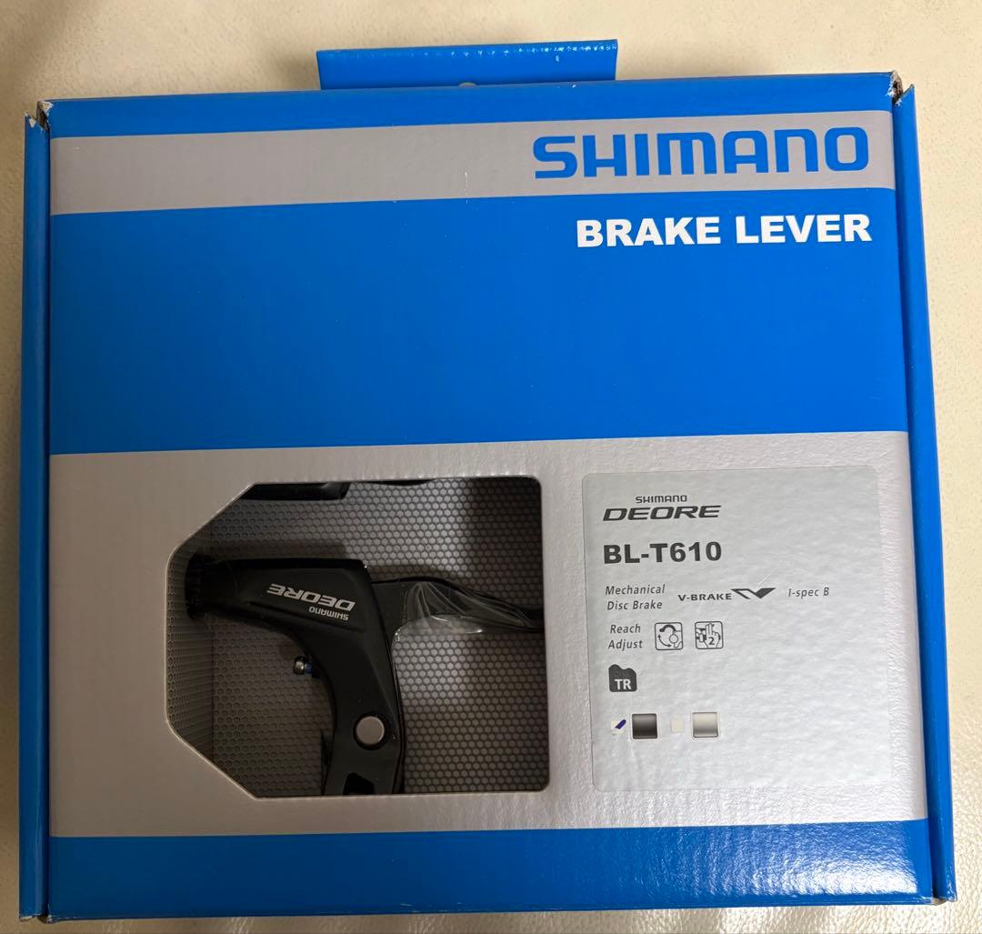 新品 SHIMANO DEORE BL-T610 ブレーキレバー（黒）左右