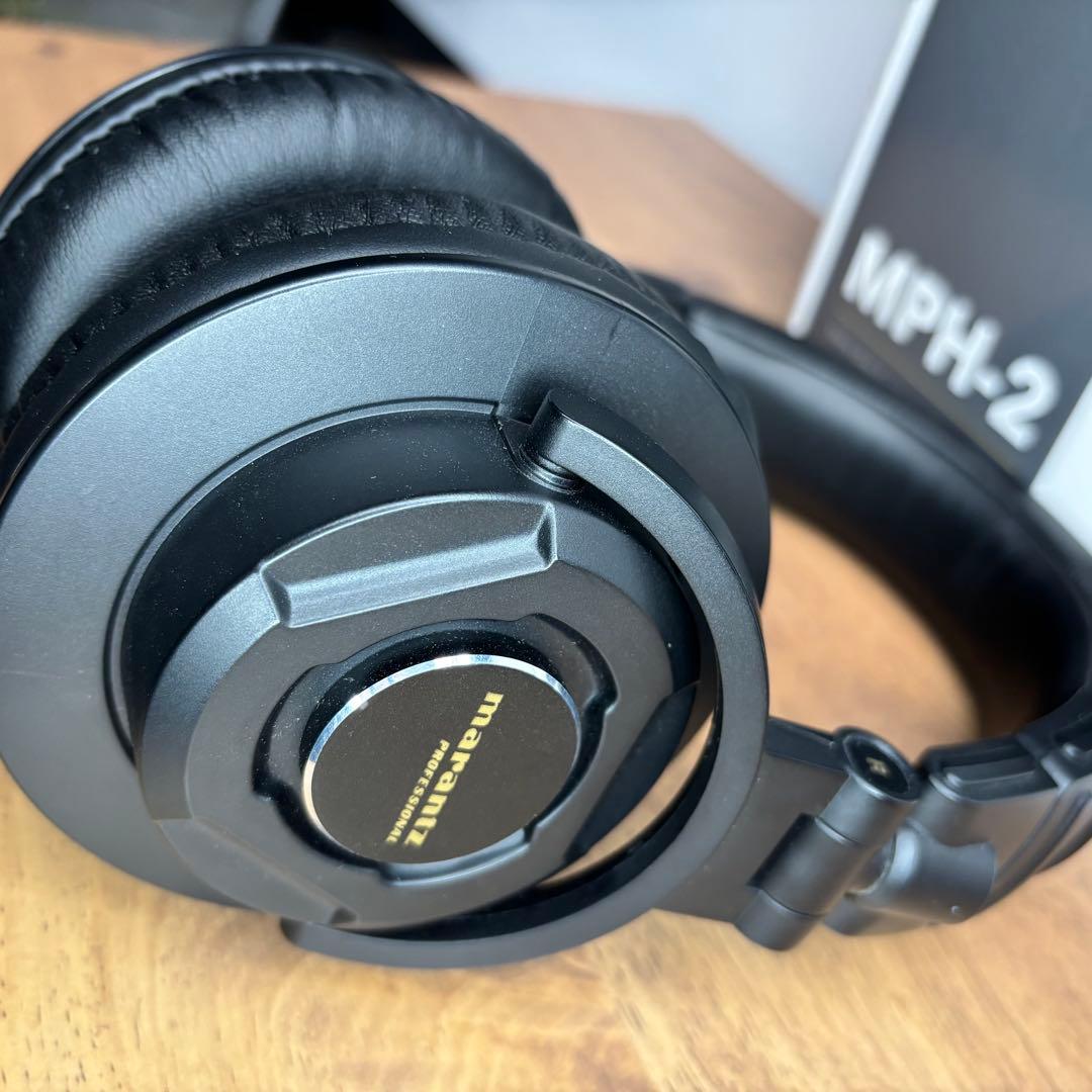 【極美品】Marantz MPH-2 モニターヘッドホン（イヤーパッド交換済み）