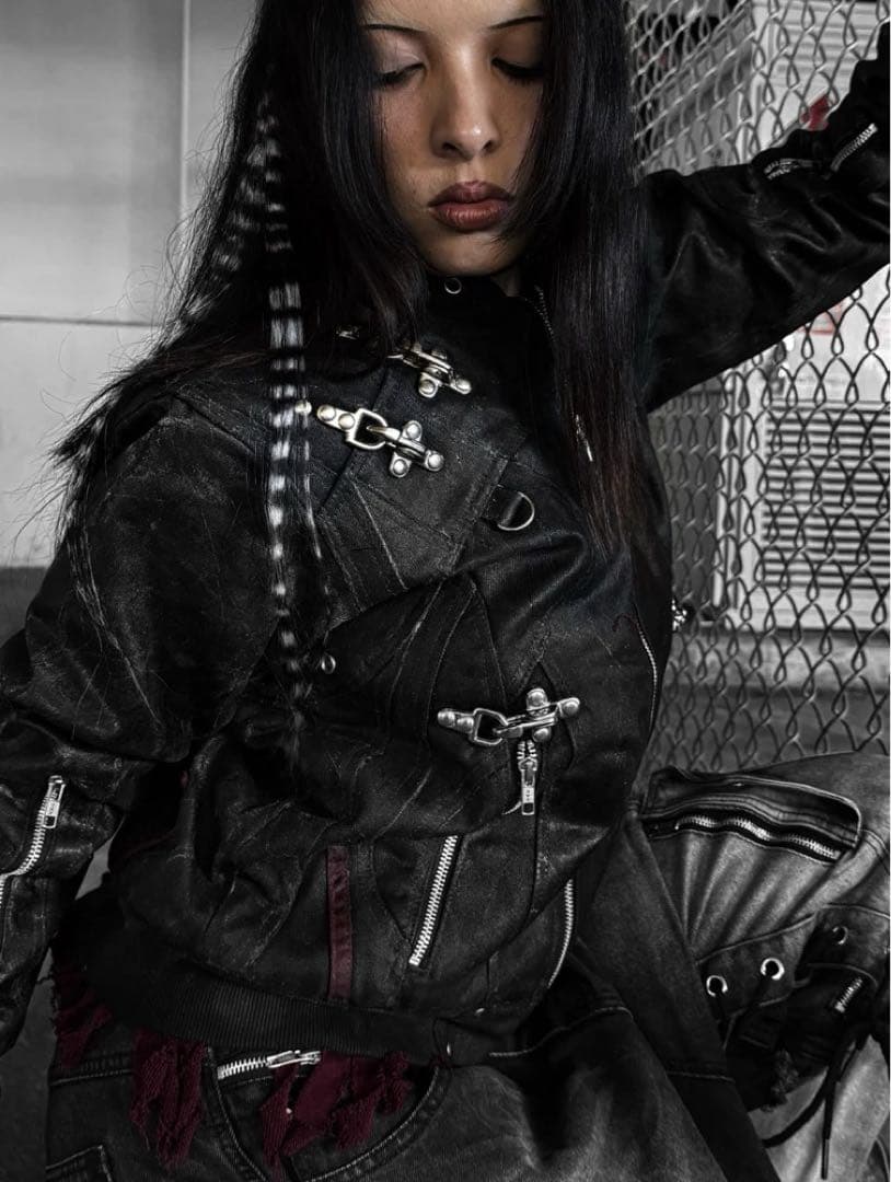 い*中様 slovakian dreams BLACK BOMBER JACKE