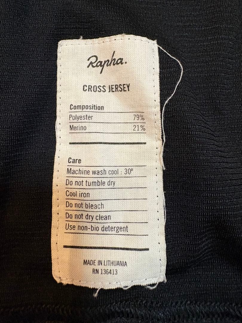Rapha サイクルジャージ 長袖 ブラック