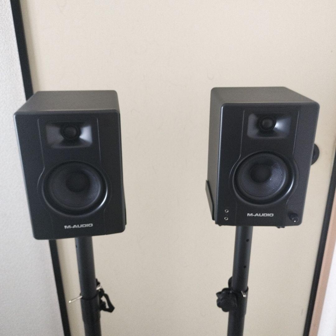 (即使用OK)M-Audio BX4＋Solo＋スタンド＋ケーブル DTMセット