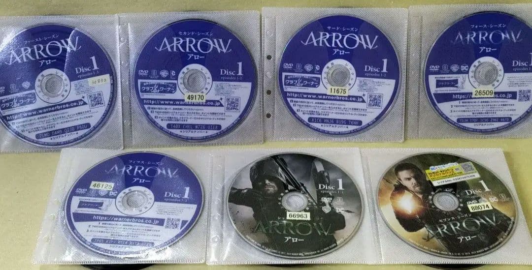 ARROW/アロー　シーズン1〜7　レンタル落ち